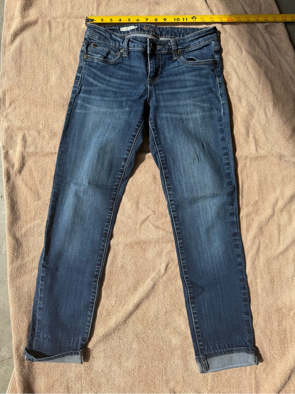 Kut from the Kluth Catherine Boyfriend Skinny Jeans in Medium Blue Wash